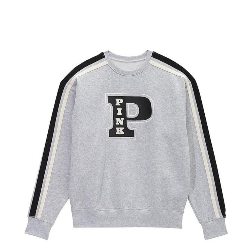 PINK Victoria's Secret Ivy Fleece Pullover Sweatshirt & Matching Shorts
